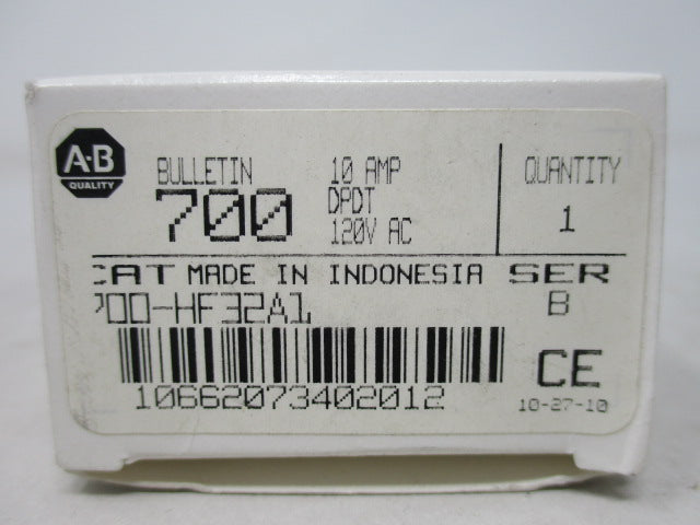 Allen Bradley via TCS 700HF32A1 Ser. B NSFP (WH) 700 HF32A1