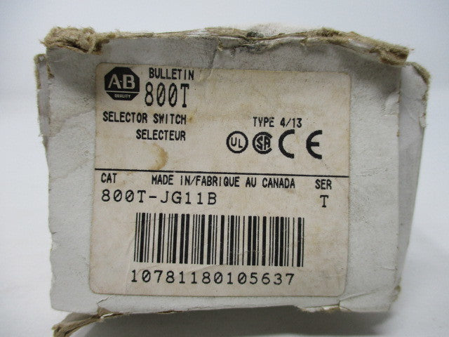 Allen Bradley via TCS 800TJG11B Ser. T NSFP (WH) 800T JG11B