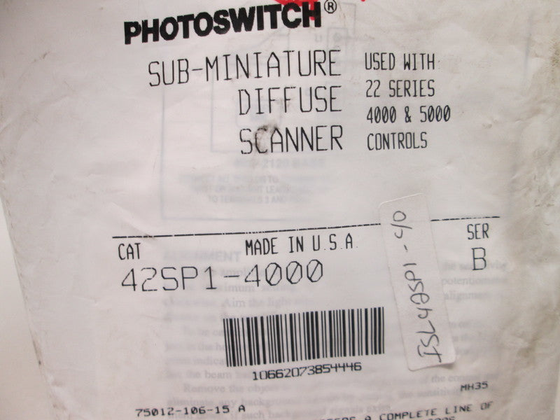 Allen Bradley via TCS 42SP14000 Ser. B NSFP 42SP1 4000