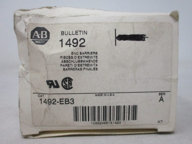 Allen Bradley via TCS 1492EB3 Ser. A NSFP (WH) 1492 EB3