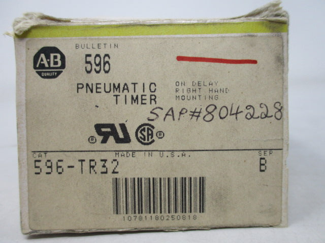 Allen Bradley via TCS 596TR32 Ser. B NSFP (BK/YL) 596 TR32