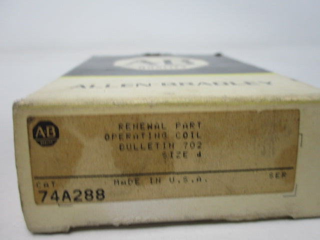 Allen Bradley via TCS 74A288 NSFP (BK/YL) 74 A288