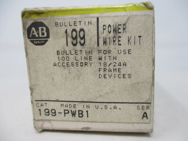 Allen Bradley via TCS 199PWB1 Ser. A NSFP (BK/YL) 199 PWB1
