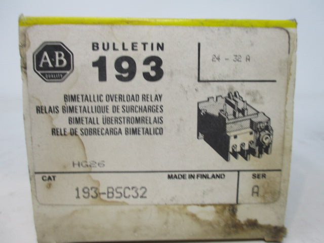 Allen Bradley via TCS 193BSC32 Ser. A NSFP (BK/YL) 193 BSC 32