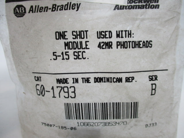 Allen Bradley via TCS 601793 Ser. B NSFP 60 1793