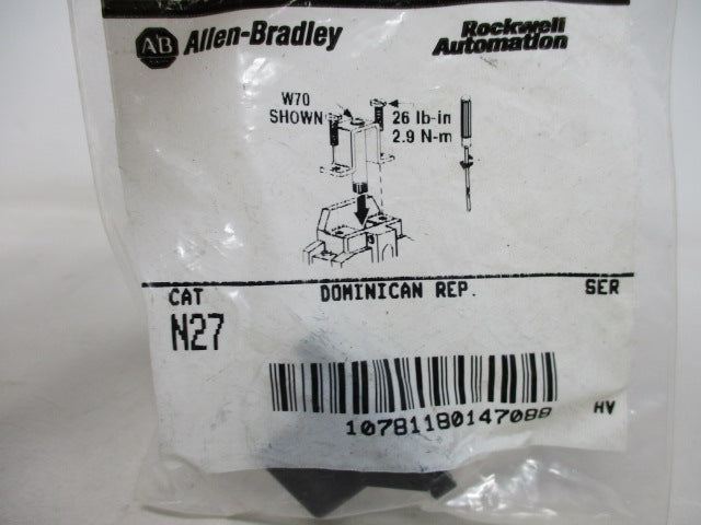 Allen Bradley via TCS N27 NSFP N 27