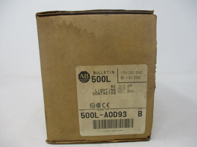Allen Bradley via TCS 500LAOD93 Ser. B NSFP (BR/WH) 500L AOD 93