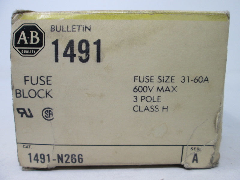 Allen Bradley via TCS 1491N266 Ser. A NSFP (BK/YL) 1491 N266