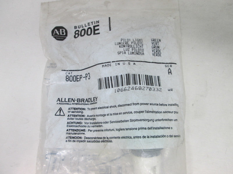 Allen Bradley via TCS 800EPP3 Ser. A NSFP 800EP P3