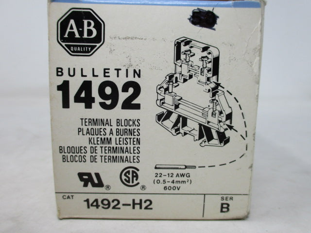 Allen Bradley via TCS 1492H2 Ser. B NSFP (BK/BL) 1492 H2