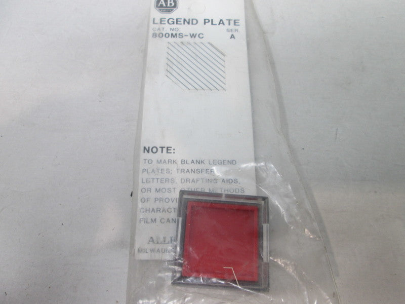 Allen Bradley via TCS 800MSWC Ser. A NSFP 800MS WC