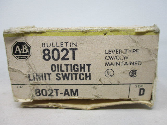 Allen Bradley via TCS 802TAM Ser. D NSFP (BK/YL) 802T AM