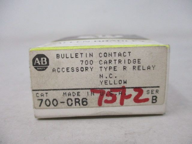 Allen Bradley via TCS 700CR6 Ser. B NSFP (BK/YL) 700 CR6