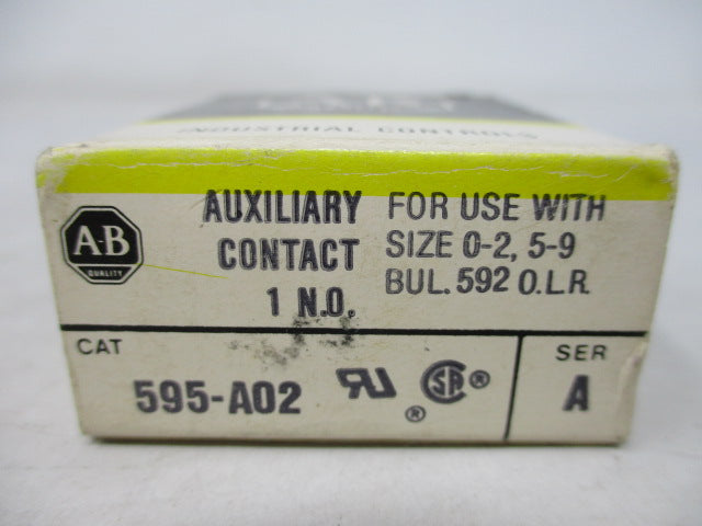 Allen Bradley via TCS 595A02 Ser. A NSFP (BK/YL) 595 A02