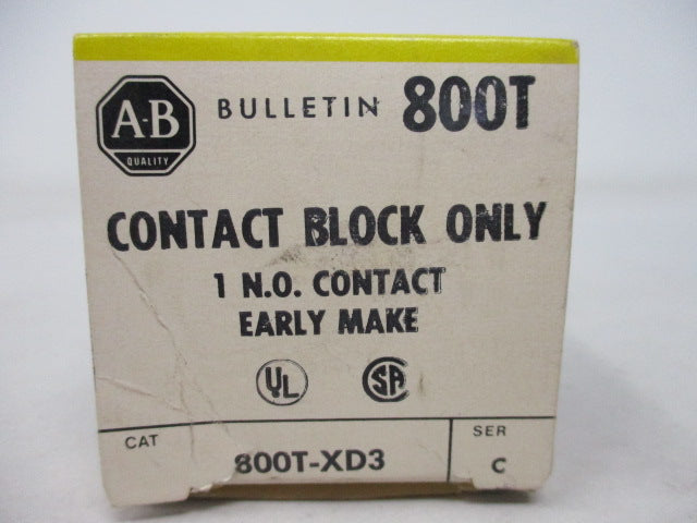 Allen Bradley via TCS 800TXD3 Ser. C NSFP (BK/YL) 800T XD3