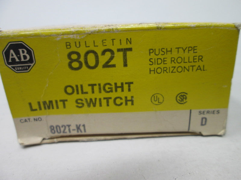 Allen Bradley via TCS 802TK1 Ser. D NSFP (BK/YL) 802T K1