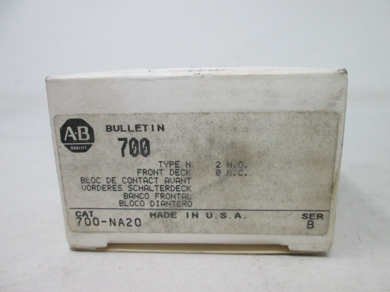 Allen Bradley via TCS 700NA20 Ser. B NSFP (WH) 700 NA20