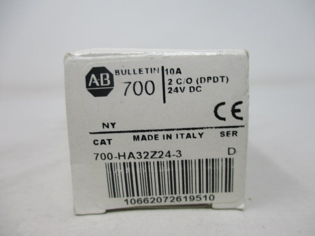 Allen Bradley via TCS 700HA32Z243 Ser. D NSFP (WH) 700 HA32Z243