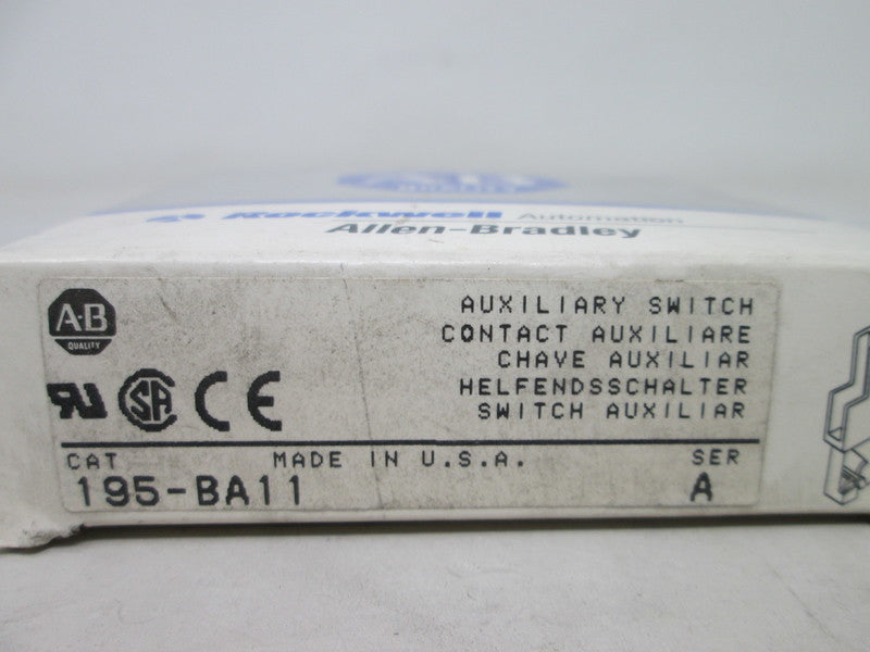 Allen Bradley via TCS 195BA11 Ser. A NSFP (GY/BL) 195 BA11