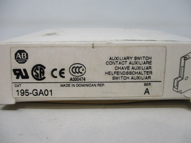 Allen Bradley via TCS 195GA01 Ser. A NSFP (WH) 195 GA01