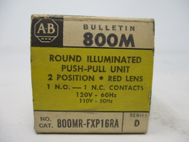 Allen Bradley via TCS 800MRFXP16RA Ser. D NSFP (BK/YL) 800MR FXP16RA