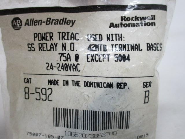 Allen Bradley via TCS 8592 Ser. B NSFP 8 592