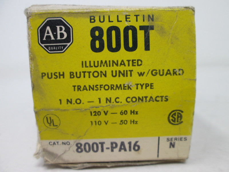 Allen Bradley via TCS 800TPA16 Ser. N NSFP (BK/YL) 800T PA16