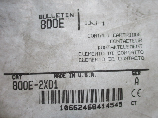 Allen Bradley via TCS 800E2X01 Ser. A NSFP 800E 2X01