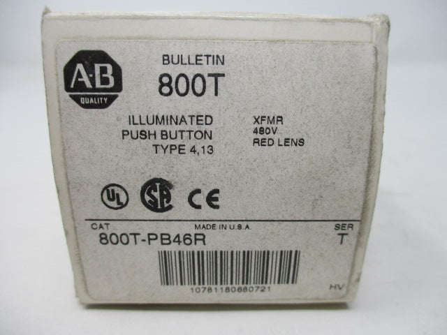 Allen Bradley via TCS 800TPB46R Ser. T NSFP (WH) 800T PB46R