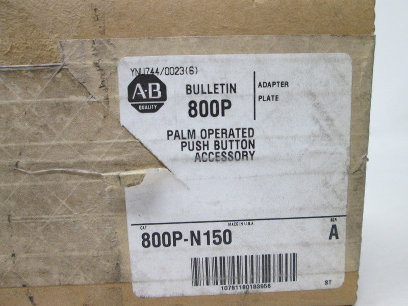 Allen Bradley via TCS 800PN150 Ser. A NSFP (BR/WH) 800P N150