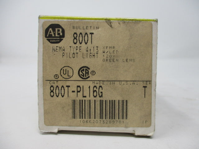 Allen Bradley via TCS 800TPL16G Ser. T NSFP (BK/YL) 800T PL16G