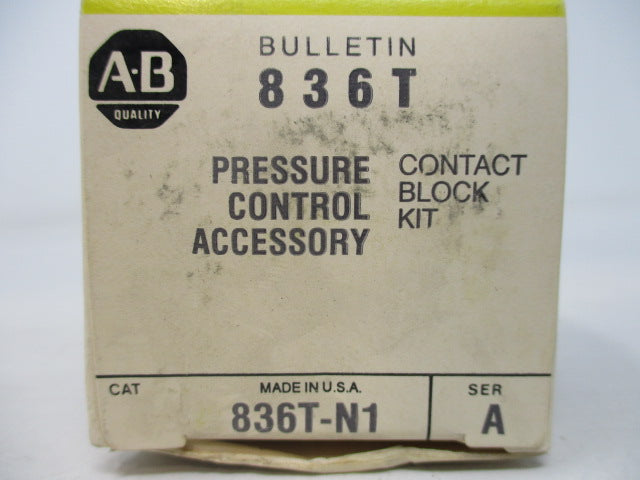 Allen Bradley via TCS 836TN1 Ser. A NSFP (BK/YL) 836T N1