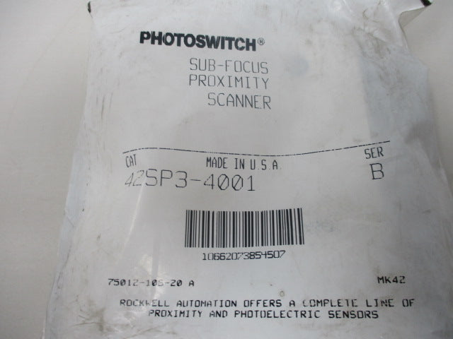 Allen Bradley via TCS 42SP34001 Ser. B NSFP 42SP3 4001