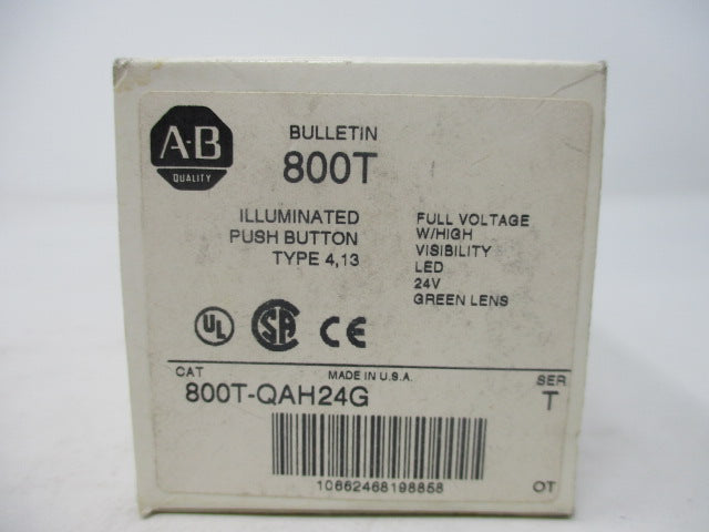Allen Bradley via TCS 800TQAH24G Ser. T NSFP (WH) 800T QAH24G