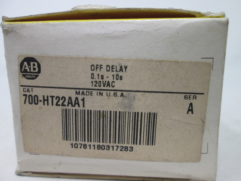 Allen Bradley via TCS 700HT22AA1 Ser. A NSFP (BK/YL) 700 HT22AA1