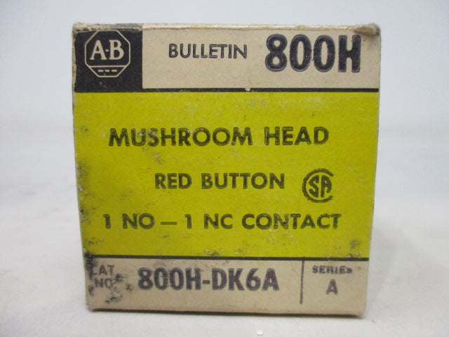 Allen Bradley via TCS 800HDK6A Ser. A NSFP (BK/YL) 800H DK6A