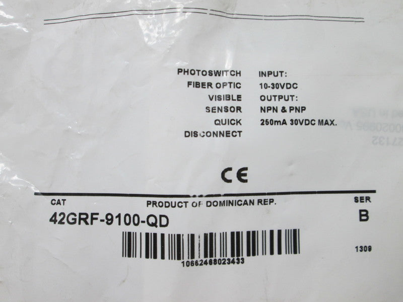 Allen Bradley via TCS 42GRF9100QD Ser. B NSFP 42GRF9 100 QD