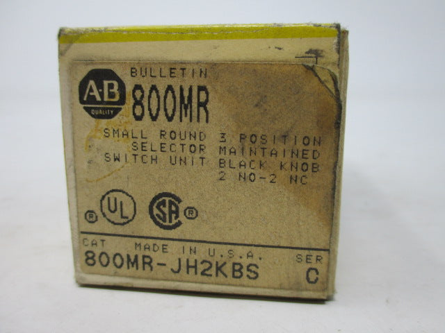 Allen Bradley via TCS 800MRJH2KBS Ser. C NSFP (BK/YL) 800MR JH2KBS
