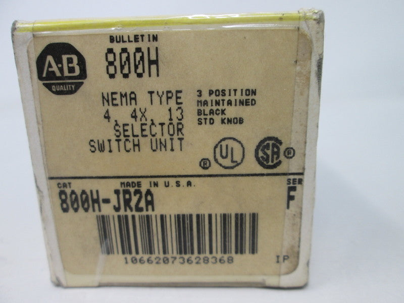 Allen Bradley via TCS 800HJR2A Ser. F NSFP (BK/YL) 800H JR2A