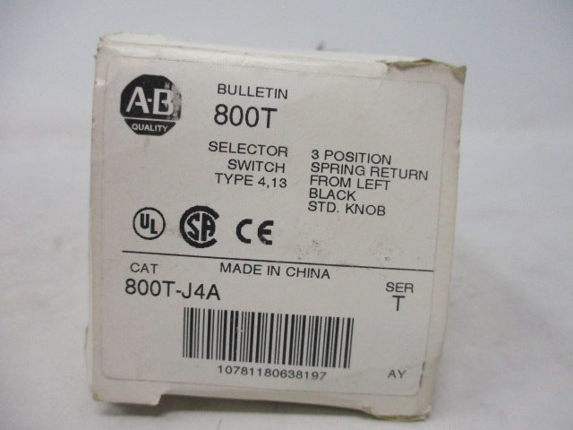 Allen Bradley via TCS 800TJ4A Ser. T NSFP (WH) 800T J4A