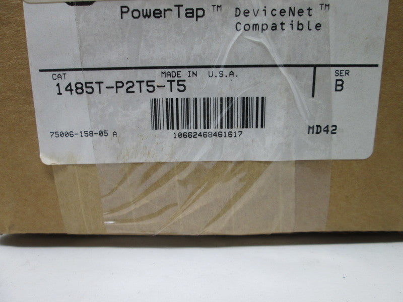 Allen Bradley via TCS 1485TP2T5T5 Ser. B NSFP (BR/WH) 1485 TP2T5 T5