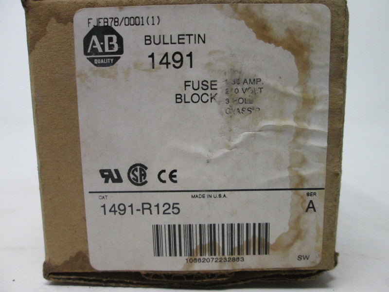 Allen Bradley via TCS 1491R125 Ser. A NSFP (BR/WH) 1491 R125