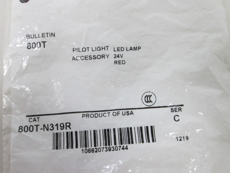 Allen Bradley via TCS 800TN319R Ser. C NSFP 800T N319R