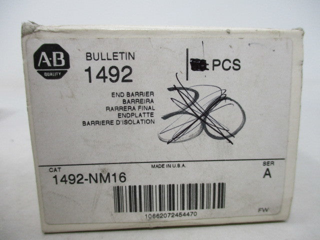 Allen Bradley via TCS 1492NM16 Ser. A NSFP (WH) 1492 NM16