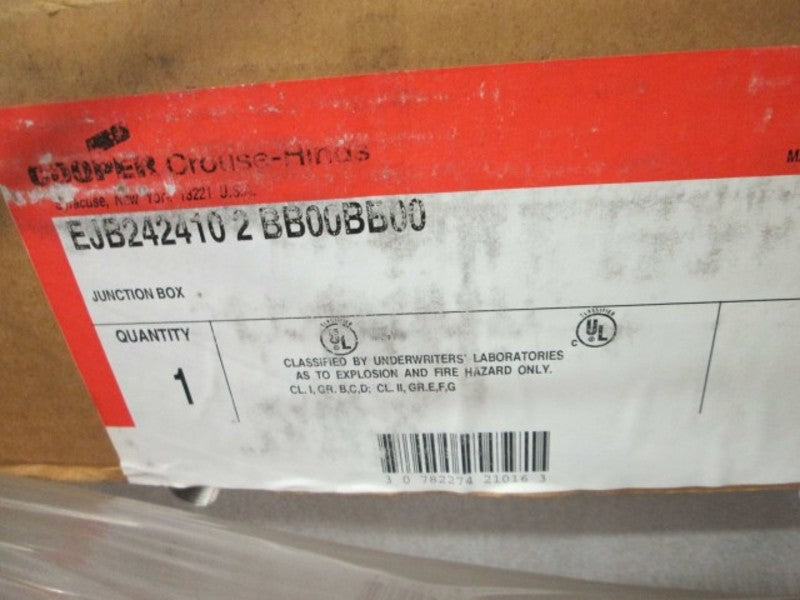 CROUSE HINDS EJB242410 NSFP * GENUINE * Cooper