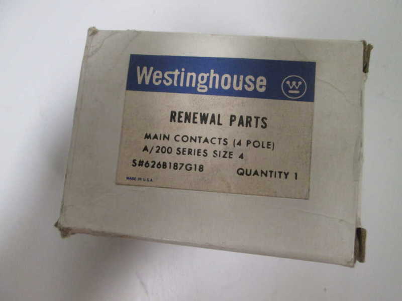 Cutler Hammer Eaton 626B187G17 NSFP ** GENUINE ** Westinghouse CH 6 26 B187G17