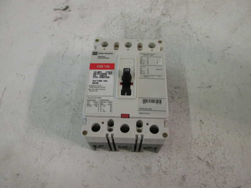Cutler Hammer FDB3125 NSFP * GENUINE* FDB3125  Eaton Westinghouse