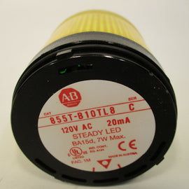 Allen Bradley via TCS 855TB10TL8 Ser. C NSFP (WH) 855T B10TL8