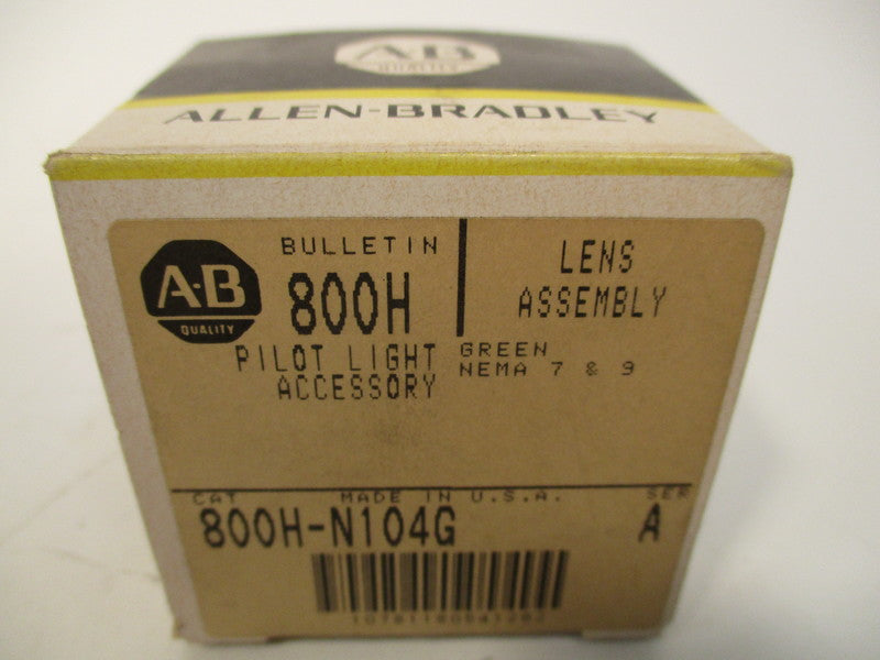 Allen Bradley via TCS 800HN104G Ser. A NSFP (BK/YL) 800H N104G