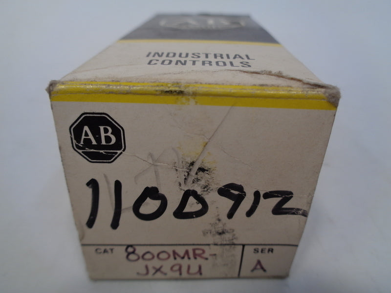 Allen Bradley via TCS 800MRJX9U Ser. A NSFP (BK/YL) 800MR JX9U